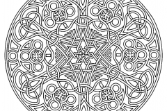 Mandala a colorier adulte difficile 8